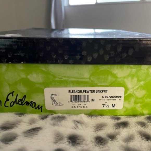 Sam Edelman, 7 1/2, Silver/Pewter SNKPRT - Picture 5 of 5